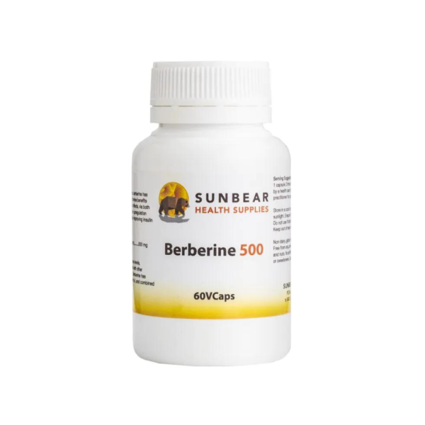 Berberine 500MG 60VCAPS Sunbear Health Supplies